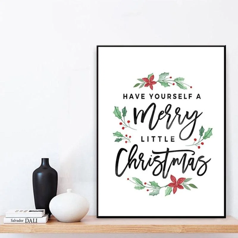 Christmas Sparkling Holiday Glow Christmas Poster Prints Have Yourself A Happy Little Christmas Quote Christmas Sparkling Holiday Glow Christmas Poster Prints Have Yourself A Happy Little Christmas Quote