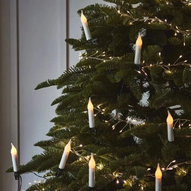 Christmas Homemade Gingerbread Christmas Tree Candle Chain with Clips 660cm