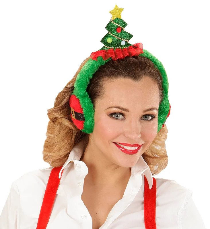 Christmas Dreamy Festive Vibes Christmas Tree Ear Muffs