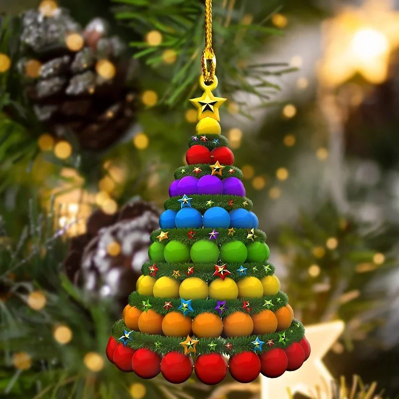 Holiday Lights Funny Animal Hanging Christmas Ornaments