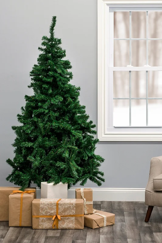 Christmas Winter Night Sky Classic Canadian Pine Tree