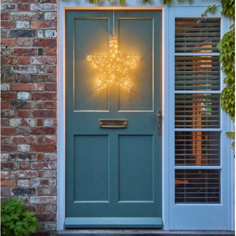 Christmas Midnight Fun Copper Galaxy Star 50cm Mains Run LED