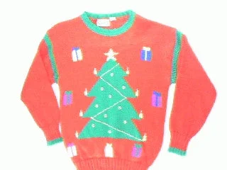 Crafted By A Kindergartner-Small Christmas Sweater