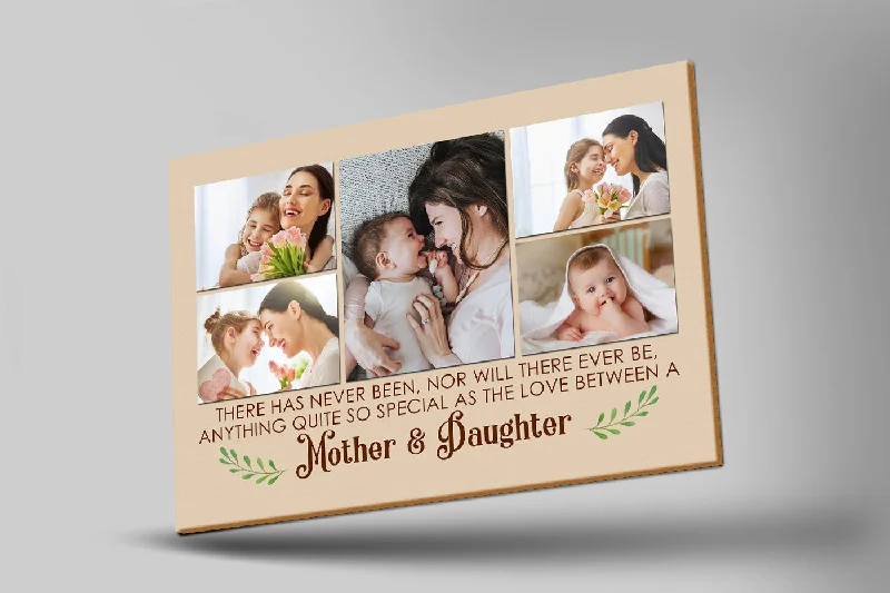 Custom Canvas for Mom| Mother and Daughter Photo Collage Wall Art| Mom Gift for Mother's Day Gift JC845 Custom Canvas for Mom| Mother and Daughter Photo Collage Wall Art| Mom Gift for Mother's Day Gift JC845
