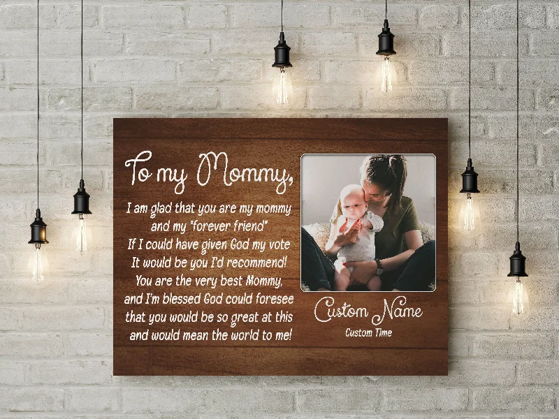 Custom New Mom Canvas| To My Mommy Pregnancy Announcement Gift for Mommy To Be New Mom Expecting Mom| JC830 Custom New Mom Canvas| To My Mommy Pregnancy Announcement Gift for Mommy To Be New Mom Expecting Mom| JC830