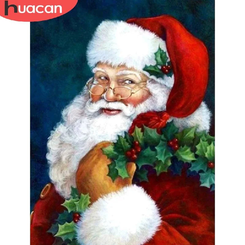 Christmas Market DIY 5d Diamond Painting Santa Claus Handmade Gift Full Square/Round Craft Christmas Market DIY 5d Diamond Painting Santa Claus Handmade Gift Full Square/Round Craft