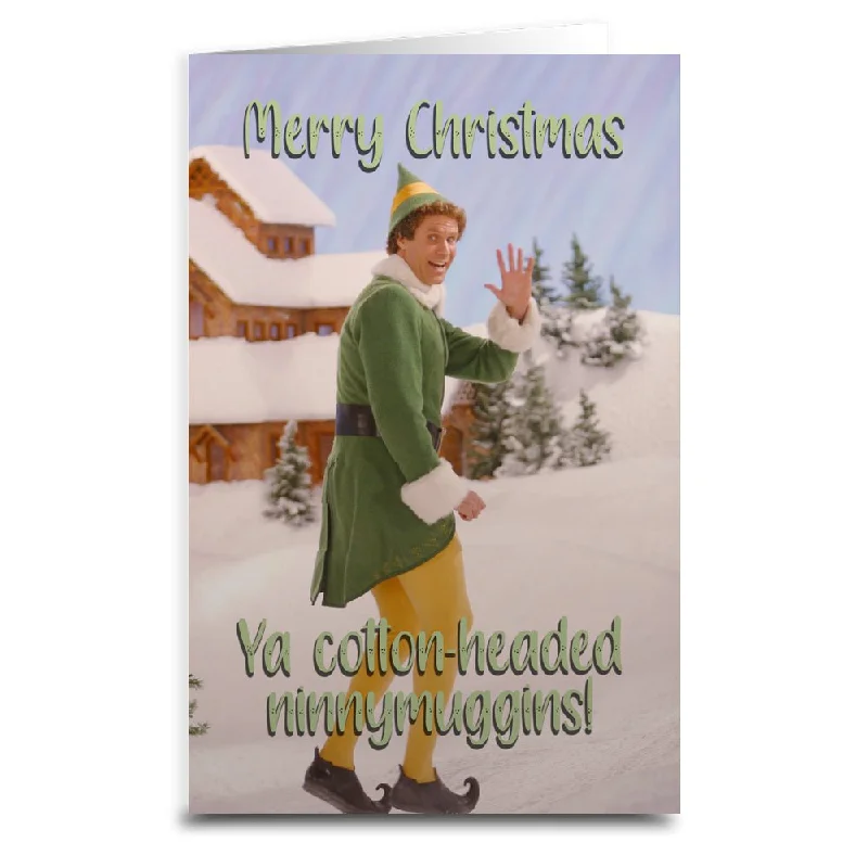 Christmas Magical Holiday Atmosphere Elf "Merry Christmas" Card