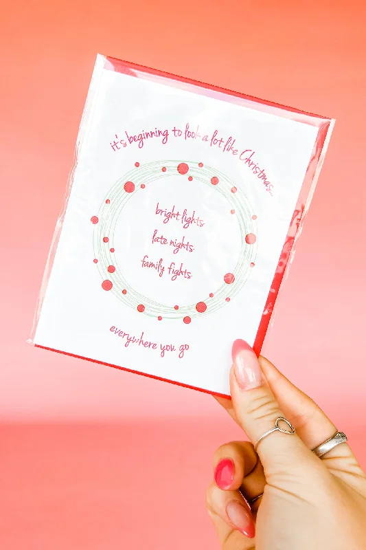 Christmas Tree Decorations Everywhere You Go Card