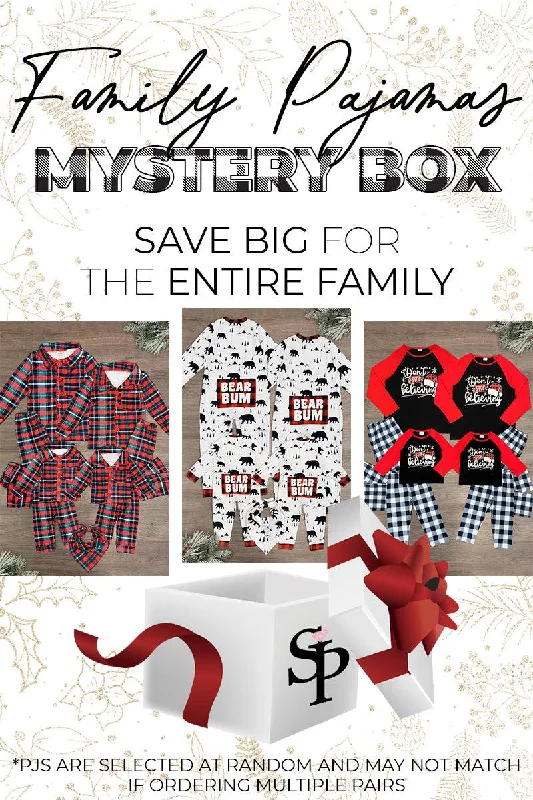 Christmas Scented Holiday Candles Family Pajamas Mystery Box - Christmas