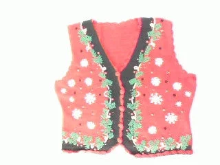 Festive In Floral-Small Christmas Sweater