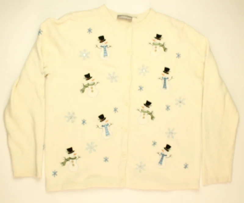 Floating Snowmen- Small Christmas Sweater