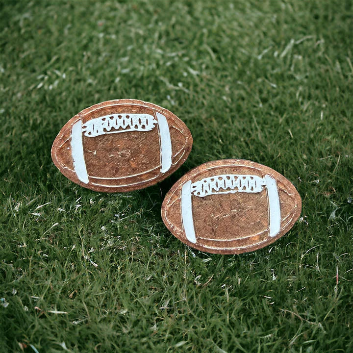 Christmas Glittery Star Decor Football Freshie Vent Clip Set - PREORDER