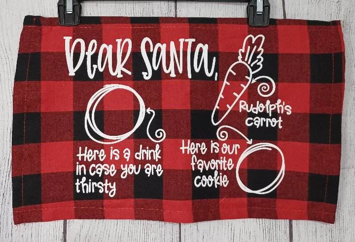 Christmas Family Holiday Movie Night For Santa Placemat