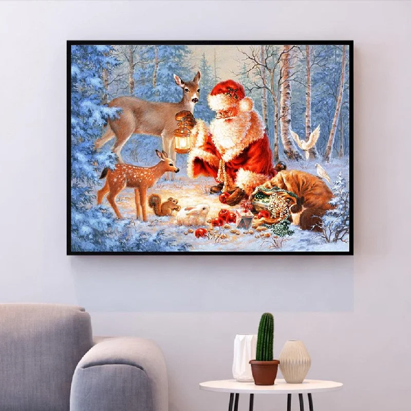 Christmas Traditions Full Diamond Embroidery Cross Stitch Kit Christmas Gift Painting Christmas Traditions Full Diamond Embroidery Cross Stitch Kit Christmas Gift Painting