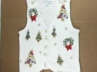 Christmas Fireplace Decor Fun With Beads-Small Christmas Sweater