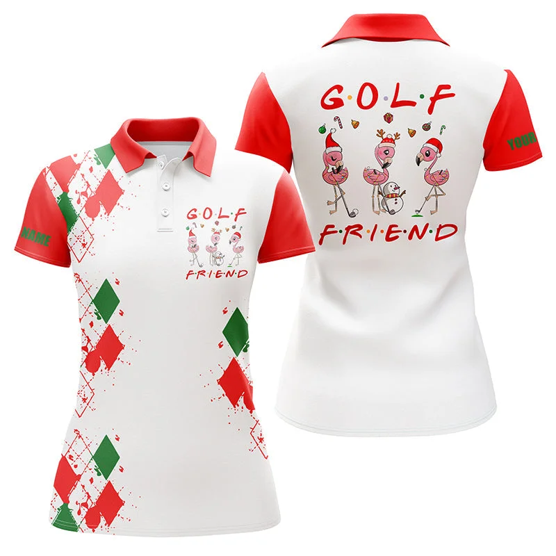 Funny Christmas golf shirt custom name women golf polo shirt - Flamingo golf friend Christmas gifts NQS4151 Funny Christmas golf shirt custom name women golf polo shirt - Flamingo golf friend Christmas gifts NQS4151