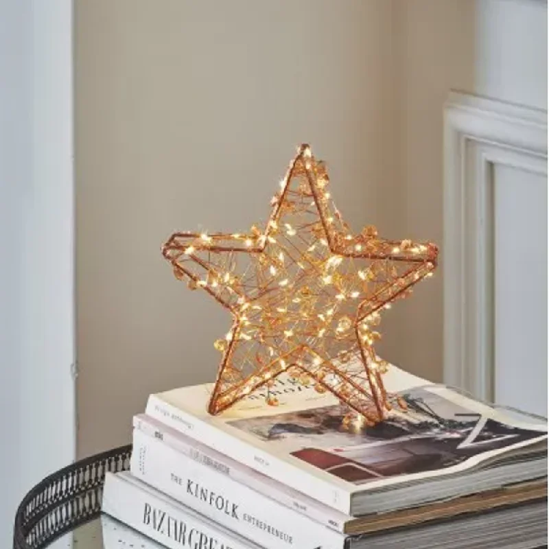 Christmas Festive Wonderland Galaxy Star - Copper Battery Operated 20cm
