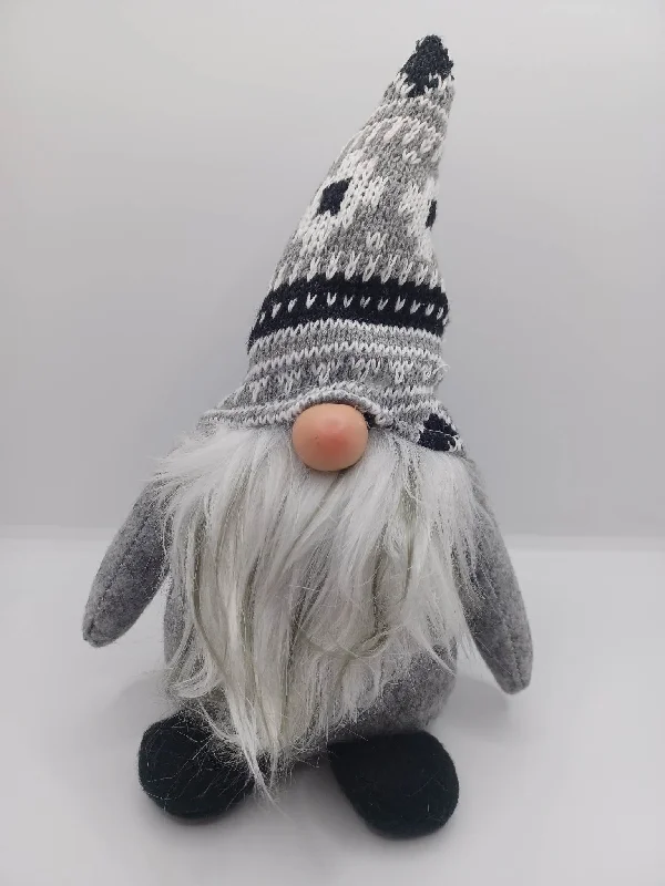 Christmas Enchanting Celebrations Grey & Black Winter Gnome