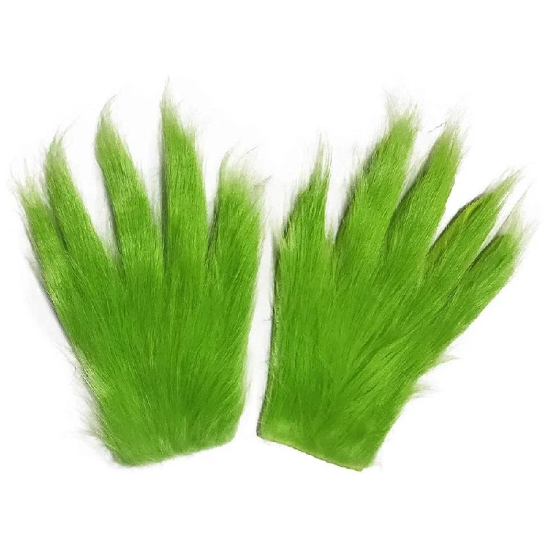 Christmas Day Grinch Plush Glove For Christmas