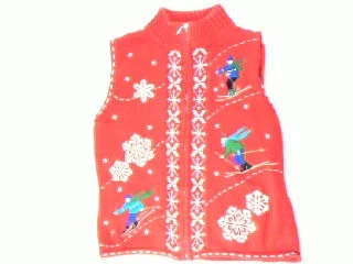 Christmas Cheerful Holiday Atmosphere Headed Downhill Fast-X Small Christmas Sweater