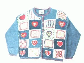 Christmas Music Heart Attack For You-Large Christmas Sweater