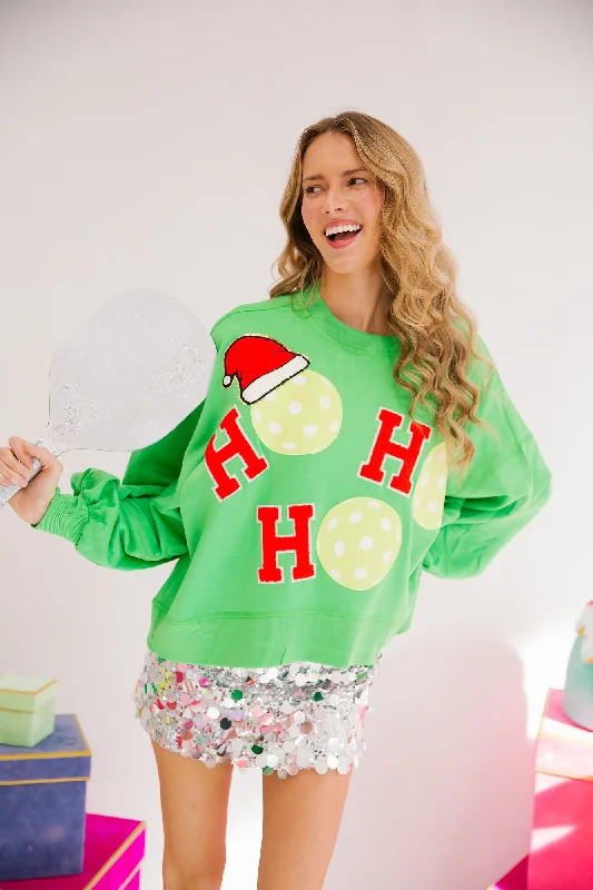 Christmas Magical Traditions HO HO HO PICKLEBALL PULLOVER