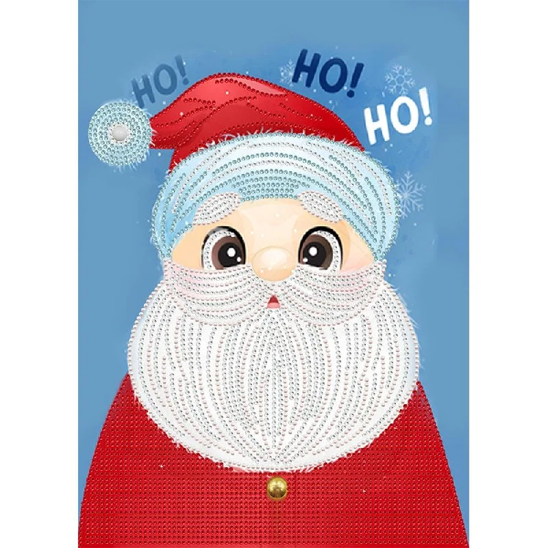Christmas Church Service HO-HO-HO Special-shaped Santa Diamond Painting Embroidery