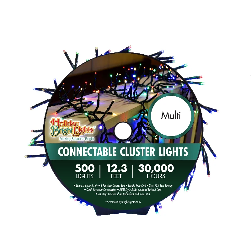 Christmas Jolly Festivities Holiday Bright Lights Twinkling Cluster Rice Connectable Light 12.3 ft. Christmas Jolly Festivities Holiday Bright Lights Twinkling Cluster Rice Connectable Light 12.3 ft.