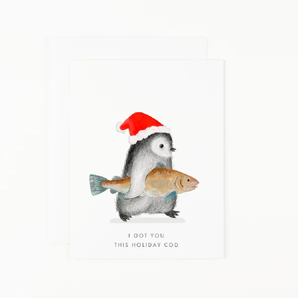 Holiday Cod Christmas Card