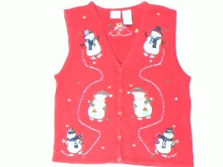 Christmas Tree Decorations Ice Skating Friends Two-Small Christmas Sweater