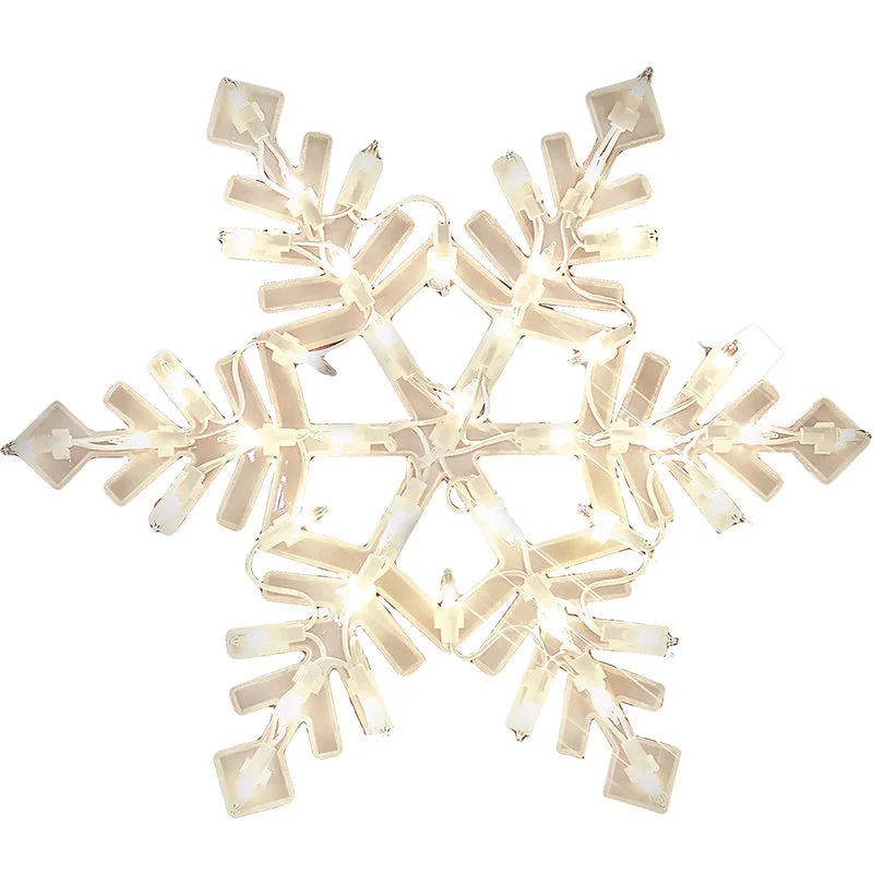 Christmas Crackling Bonfire Impact Innovations Snowflake Silhouette 17 in. Hanging Decor Christmas Crackling Bonfire Impact Innovations Snowflake Silhouette 17 in. Hanging Decor