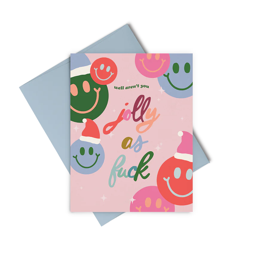 Jolly As Fuck Greeting Card Set