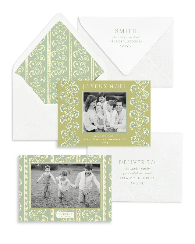 Christmas Fireside Hot Drinks Joyeux Noel Christmas Card