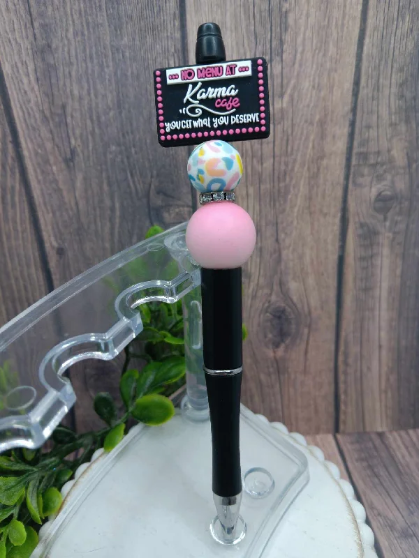 Christmas Icy Wonderland Karma Cafe Beaded Ink Pen - Ombre