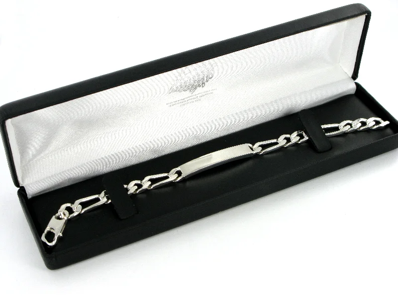 Large Figaro Identity Bracelet with Presentation Box