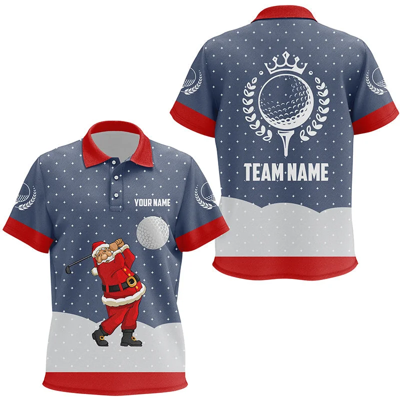 Christmas Snow Night Unisex Kids Golf Polo Shirt Santa Playing Golf Outfit For Kid Golfing Gifts LDT0581 Christmas Snow Night Unisex Kids Golf Polo Shirt Santa Playing Golf Outfit For Kid Golfing Gifts LDT0581