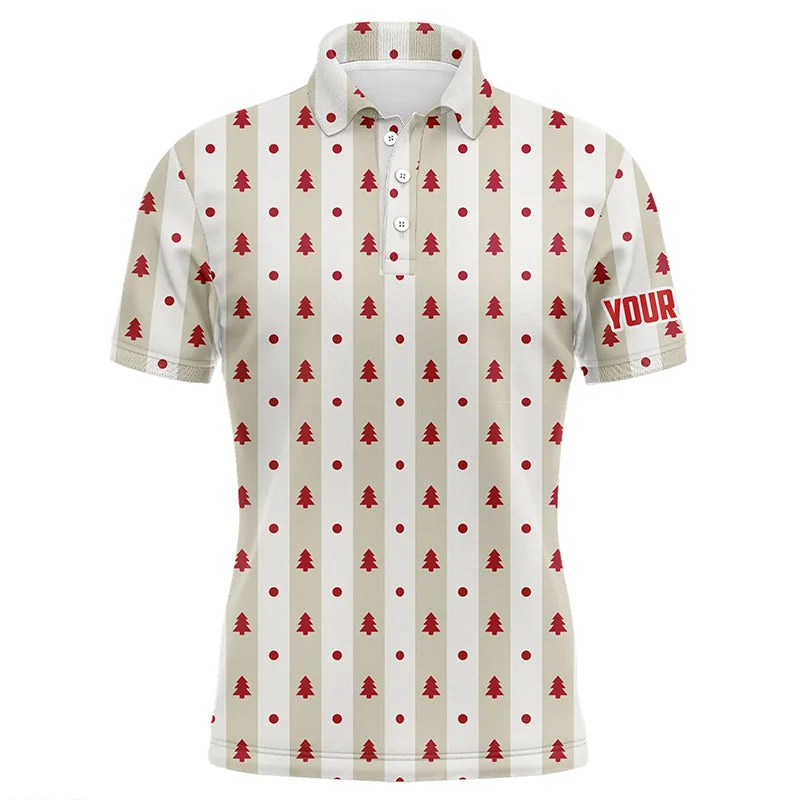 Christmas Tree Vintage Mens Golf Polo Shirt Custom Golf Outfit For Men Best Golf Gifts LDT0640 Christmas Tree Vintage Mens Golf Polo Shirt Custom Golf Outfit For Men Best Golf Gifts LDT0640
