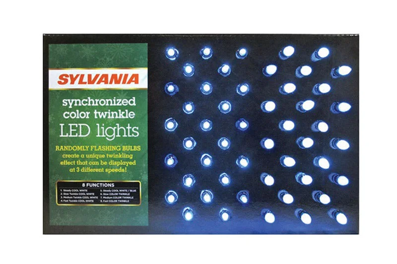 Sylvania Blue LED M5 Multicolored 50 ct Christmas Light Accessory