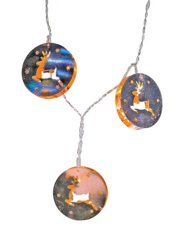 Christmas Caroling Celebrations LED Clear/Warm White 10 ct String Christmas Lights 6 ft. Christmas Caroling Celebrations LED Clear/Warm White 10 ct String Christmas Lights 6 ft.