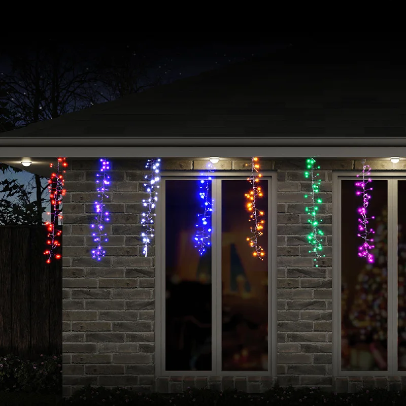 LED Rainbow Cluster Strand Lights Digital