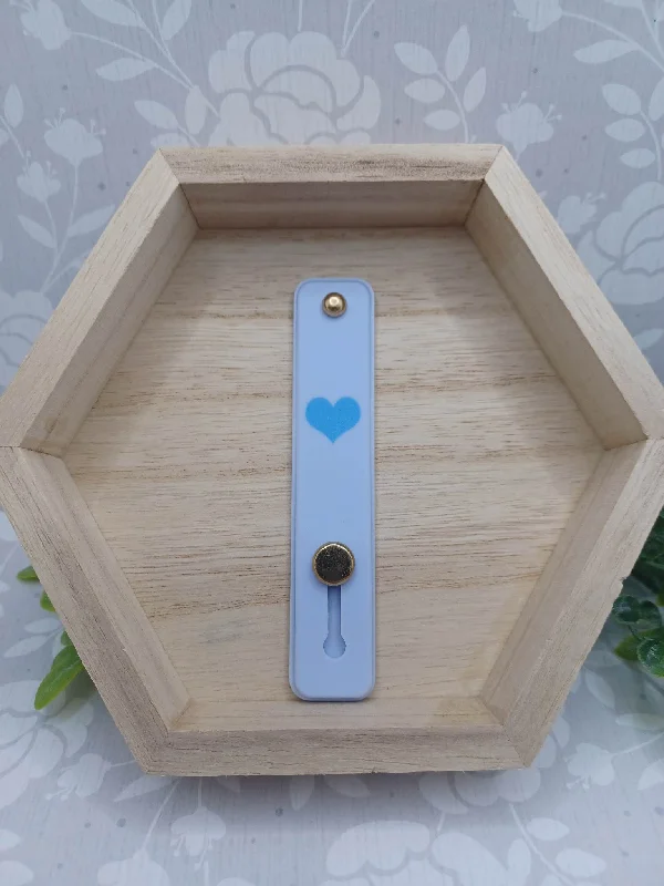 Christmas Twinkling Festive Lights Light Blue w/ Heart Strip Mobile Phone Accessory