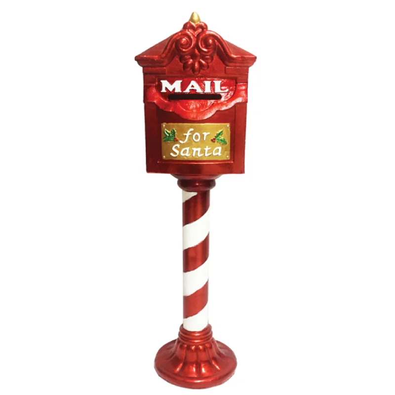 Christmas Festive Candle Arrangements 36 in. Santa’s Mailbox