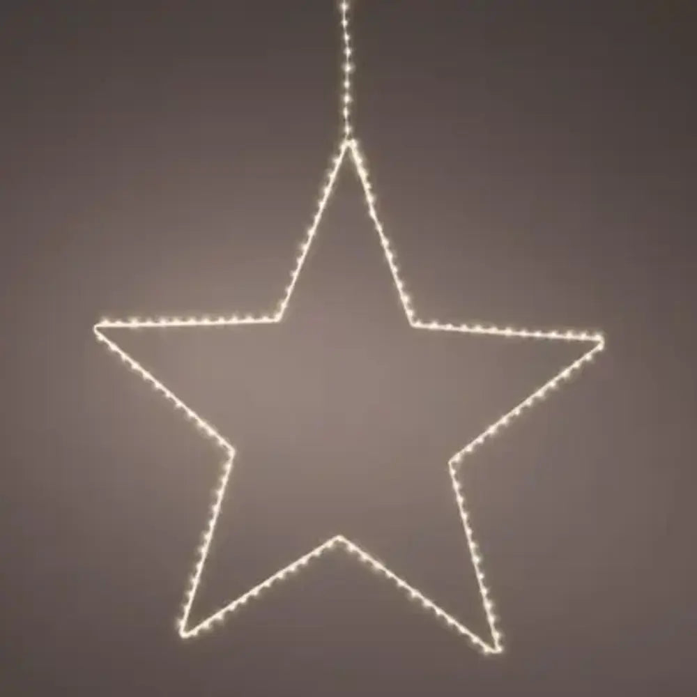Christmas Peaceful Holiday Mornings Mains Operated warm White LED Star Suitable for Outdoors 58cm Christmas Peaceful Holiday Mornings Mains Operated warm White LED Star Suitable for Outdoors 58cm