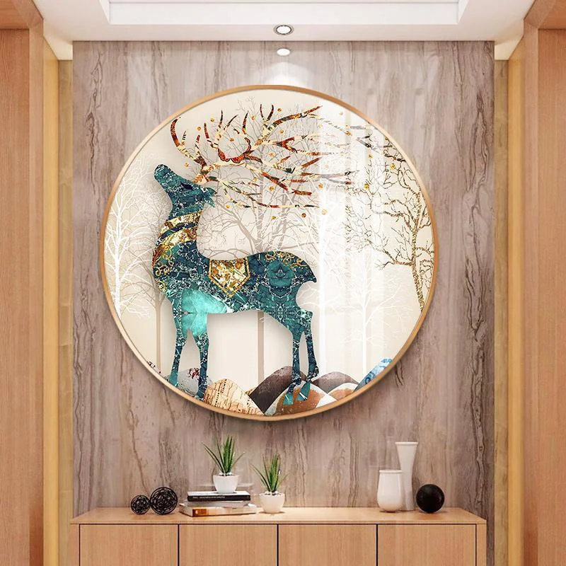Christmas Festive Santa Hats Meian 5D Diamond Kit Christmas Elk Animal Round Drill Painting Christmas Festive Santa Hats Meian 5D Diamond Kit Christmas Elk Animal Round Drill Painting