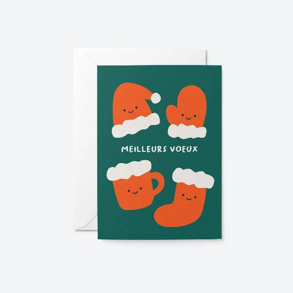 Meilleurs Voeux Christmas Card