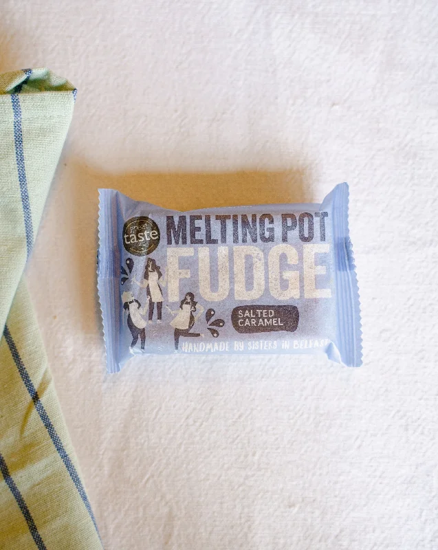 Christmas Stocking Stuffers Salted Caramel Fudge | Melting Pot