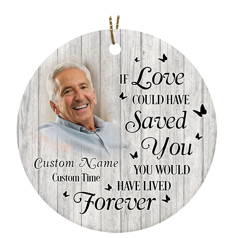 Memorial Christmas Ornament - Personalized Angel In Heaven Bereavement Gift For Loss Of Dad Mom Son Brother ODT121 Memorial Christmas Ornament - Personalized Angel In Heaven Bereavement Gift For Loss Of Dad Mom Son Brother ODT121