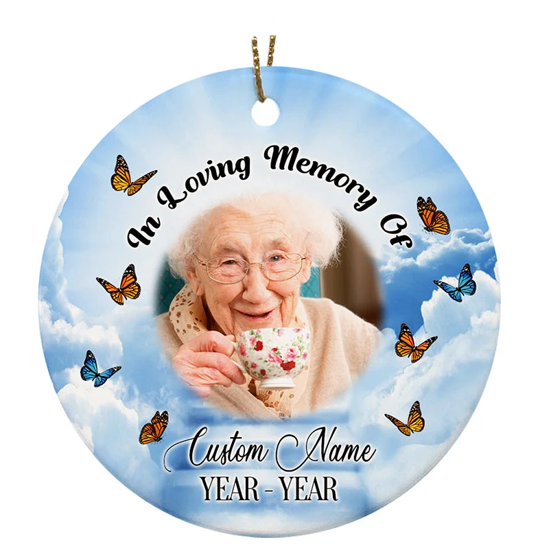 Memorial Christmas Ornament Sympathy Gift For Loss Of Mother Father In Heaven Remembrance Home Decor ODT51 Memorial Christmas Ornament Sympathy Gift For Loss Of Mother Father In Heaven Remembrance Home Decor ODT51