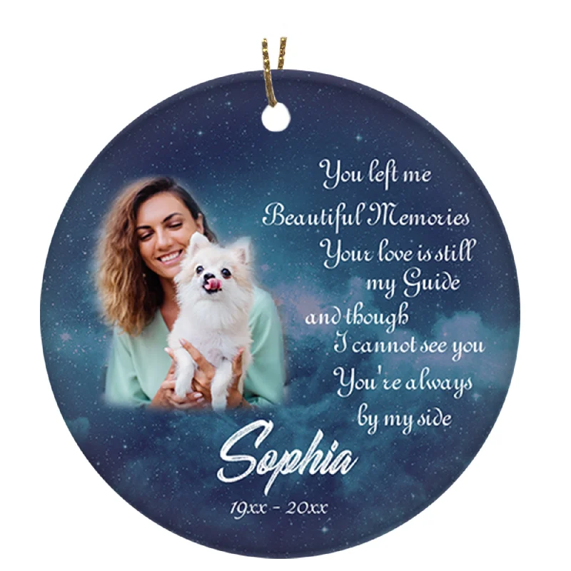 Memorial Ornament | Always By My Side - Custom Ornament Christmas | Sympathy Ornament | Remembrance Ornament for Loss Of Mom, Dad, Son, Daughter | Bereavement Gift in Christmas | TD52 Memorial Ornament | Always By My Side - Custom Ornament Christmas | Sympathy Ornament | Remembrance Ornament for Loss Of Mom, Dad, Son, Daughter | Bereavement Gift in Christmas | TD52
