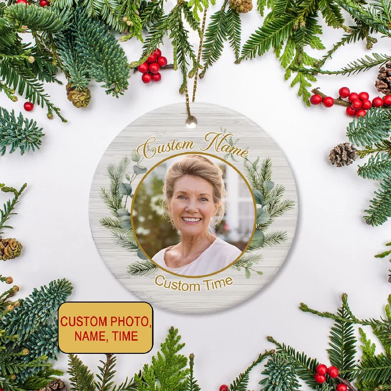 Memorial Ornament, Christmas in Heaven Remembrance Ornament, Sympathy Gift for Loss of Loved One - OVT05 Memorial Ornament, Christmas in Heaven Remembrance Ornament, Sympathy Gift for Loss of Loved One - OVT05